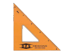 1045-4" Fluorescent Triangle